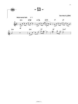 Jazz Attitude Volume 1 - Jean-Marc Allerme - Partition - Violon