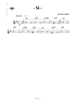 Jazz Attitude Volume 2 - Jean-Marc Allerme - Partition - Violon
