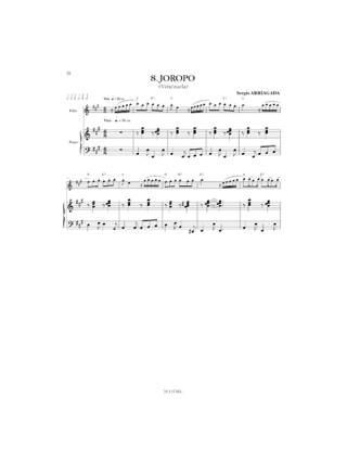 10 Etudes latino-américaines - Sergio Arriagada - Partition