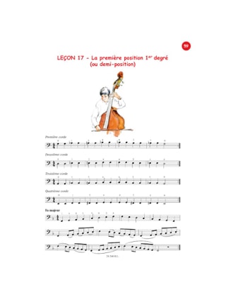 Méthode de contrebasse - Emilie Postel-Vinay - Partition - Contrebasse
