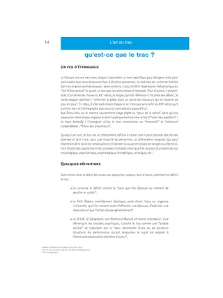 l' Art du Trac - Corre Pascal Le - Livre - Guides pratiques