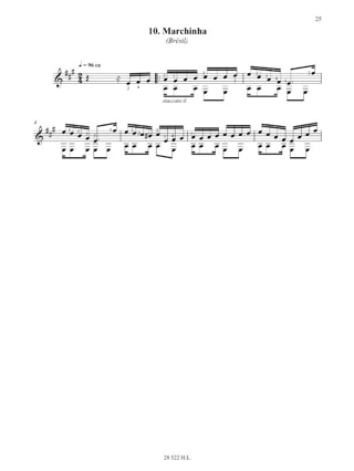 10 Etudes latino-américaines - Guitare - Sergio Arriagada - Partition