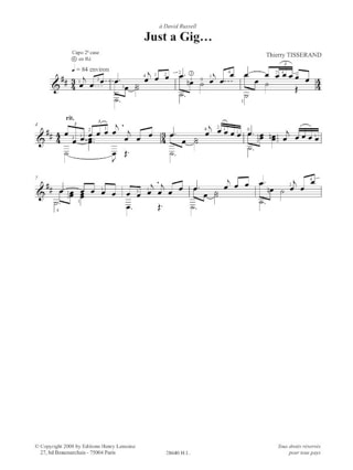 Celtic Dreams - TISSERAND - Partition - Guitare