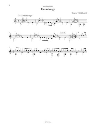 Danses et Nostalgies - TISSERAND - Partition - Guitare