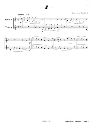 Duet Hits pour 2 Violons - Jean-Marc Allerme - Partition - Violon