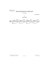 Mes premiers arpèges - Yvon Demillac - Partition - Guitare