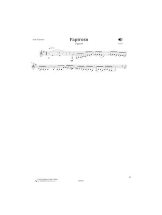 Klezmer, Gipsy, Armenian Music - Clarinette - Vol. 1 - Traditionnels