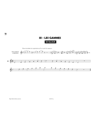 Le Petit Cahier Blanc - Annick Sarrien-Perrier - Partition