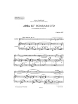 Aria et scherzetto - Charles Jay - Partition - Saxophone
