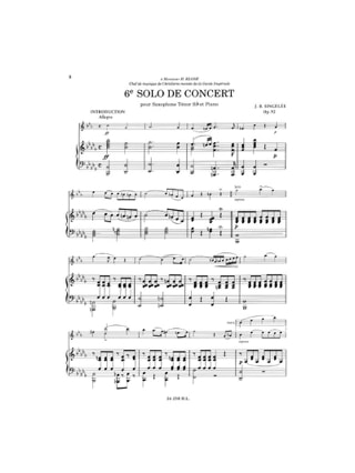 4e Solo / 6e Solo / Fantaisie Brillante / Concerto