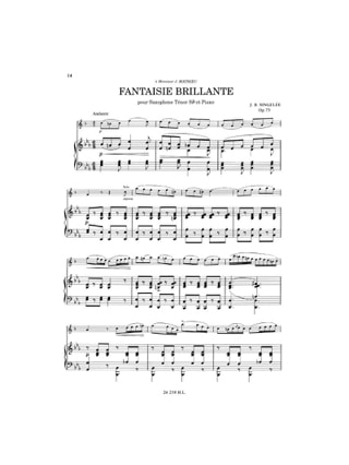 4e Solo / 6e Solo / Fantaisie Brillante / Concerto