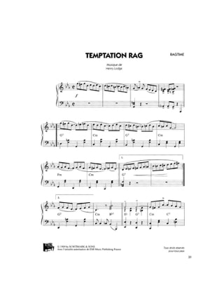 Piano Bar Volume 3 - Ragtimes, Blues, Tangos - Partition - Jazz