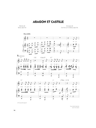 Chansons Françaises du 20e siècle volume 1 - Partition