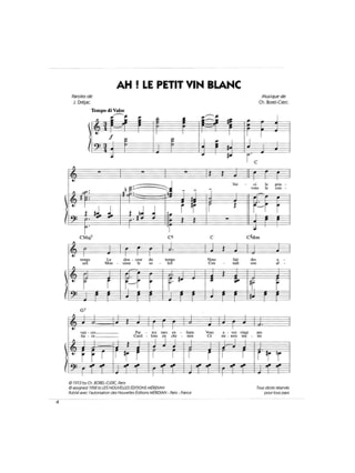 Chansons Françaises du 20e siècle volume 2 - Partition