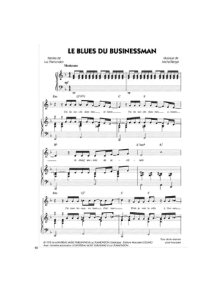Chansons Françaises du 20e siècle volume 2 - Partition