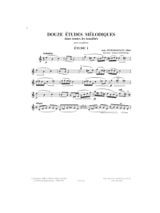12 Etudes Mélodiques - Jules Demersseman - Partition - Saxophone