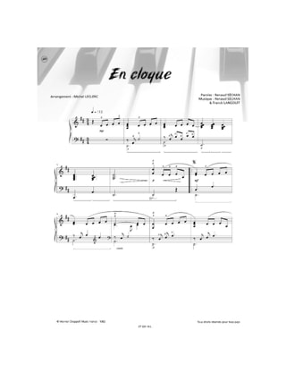 Piano Solo N° 4 - 9 pièces spécialement adaptées pour piano - RENAUD