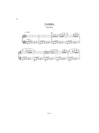 Mélodies Populaires D' Amérique Latine Volume 1