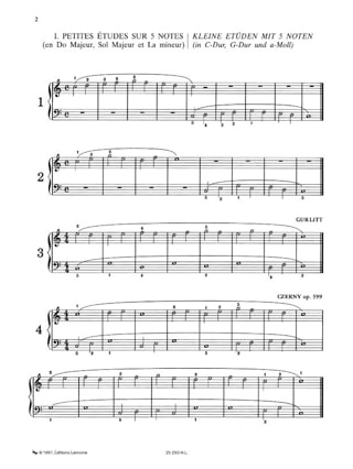 101 Premières Etudes - HERVÉ - POUILLARD - Partition - Piano