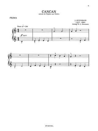 Thèmes Classiques et Traditionnels Célèbres Volume 1. 4 Mains