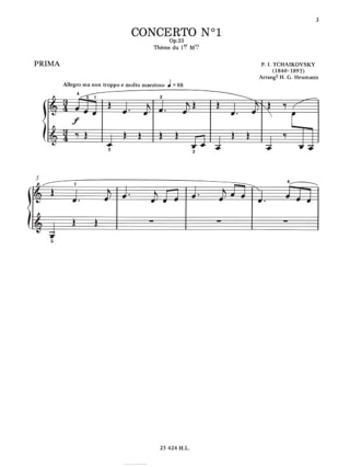 Thèmes Classiques et Traditionnels à 4 Mains - Volume 2 - Partition