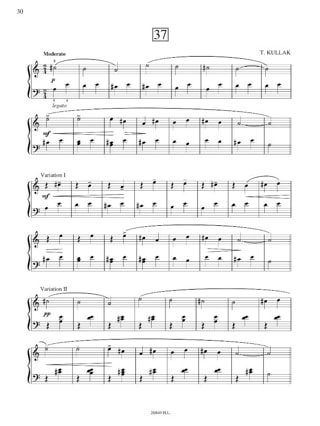 Etudes Poco Forte - Partition - Piano