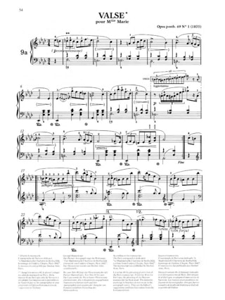 Valses - CHOPIN - Partition - Piano
