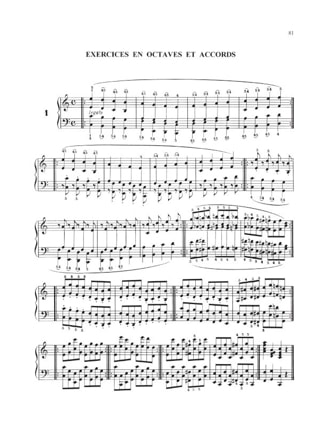 Exercices Pratiques pour les doigts - Opus 802 - CZERNY - Partition