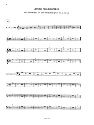 Guide du Lecteur Volume 1 - DUVERNOY - Partition - Piano