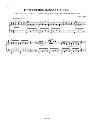 Au Cirque - Lajos Papp - Partition - Piano