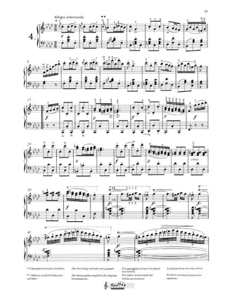 4 Impromptus Opus 142 D 935 - SCHUBERT - Partition - Piano