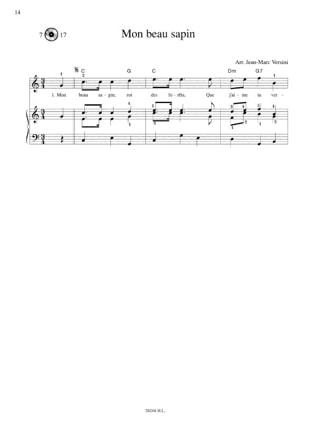 Noël en Chansons - Anny et Jean-Marc Versini - Partition - Piano