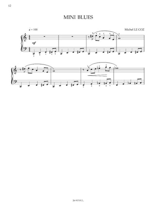 Original Piano Jazz - Michel LE COZ - Partition - Piano