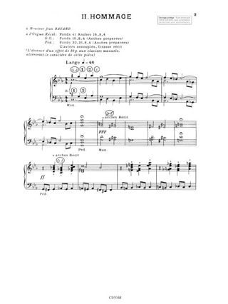 24 Pièces Opus 6. 1er cahier - Jean Langlais - Partition - Orgue