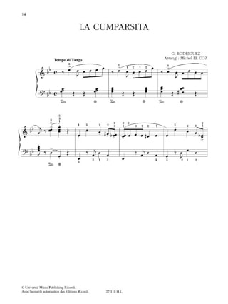 Original Piano Tango - Michel LE COZ - Partition - Piano