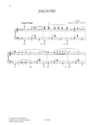 Original Piano Tango - Michel LE COZ - Partition - Piano