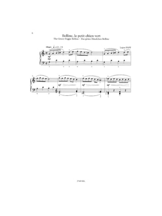 Le Roi des Paons - Lajos Papp - Partition - Piano