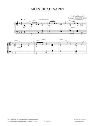 Original Piano Fêtes - Michel LE COZ - Partition - Piano