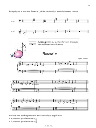 La Petite Suite Cahier 1 - La Méthode de Piano des 4-7 ans