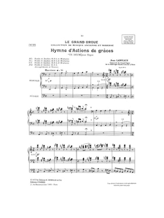 3 Paraphrases Grégoriennes Opus 5 - Jean Langlais - Partition - Orgue