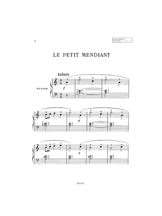 Album pour les Tout-Petits - Mel Bonis - Partition - Piano