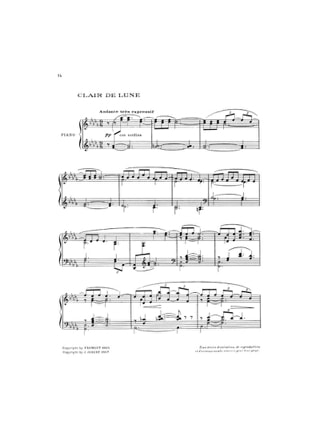 Suite bergamasque - DEBUSSY - Partition - Piano