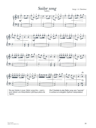 Essor - Méthode de Piano - VAN DE VELDE - Partition - Piano