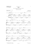 7 Melodies - Saxophone et piano - FAURÉ - Partition - Saxophone