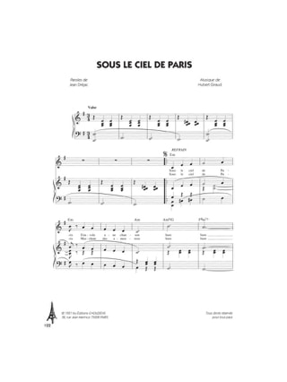 Un ange passe - Louis Chedid - Partition - Chanson française