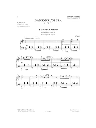Dansons l'Opéra Volume 4 - Natalia Flament - Partition - Piano