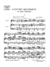 12 Etudes mélodiques - Fin d'étude - Prof - Denis Magnon