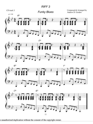 The 12 Bar Blues Bible - Andrew D. Gordon - Partition - Jazz