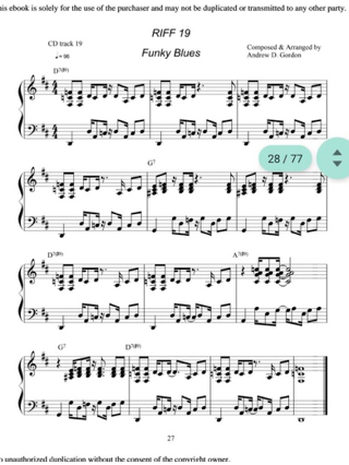 The 12 Bar Blues Bible - Andrew D. Gordon - Partition - Jazz