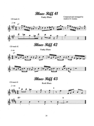 100 Ultimate Blues Riffs - Andrew D. Gordon - Partition - Saxophone
